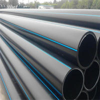 Tuyau d'alimentation en eau en PEHD PE100 Premium - 20-160 mm, tube d'irrigation goutte à goutte agricole en polyéthylène PN16 haute pression