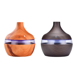 Household <strong>Mini</strong> Wood-grain Humidificador Ultrasonic Aromatics LED Color Changing air Humidifier Aroma Essential <strong>Oil</strong> <strong>Diffuse</strong> - Product Image 3