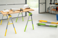 Chevalet pliant métallique réglable en hauteur, le plus vendu, support portable pour banc de travail de menuiserie