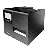 Imprimante industrielle 4 pouces 25mm à 106mm Imprimante de transfert d'étiquettes à transfert thermique Imprimante d'étiquettes volantes en métal pour vêtements Logo propre