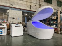 Grande cuve de flottaison Zerobody de luxe à privation sensorielle, à eau salée, avec fonction musicale, pour massage corporel, usage commercial et spa à domicile