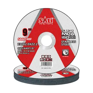 SALI stainless steel abrasive cut off wheel 230 9 inch inox cutting disc for angle grinder