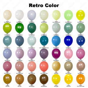 Wholesale 5 10 12 <strong>18</strong> 36 <strong>Inch</strong> Thick Durable Eco-Friendly Green Round <strong>Latex</strong> <strong>Balloons</strong> with Retro Colors for Party Decorations - Product Image 6