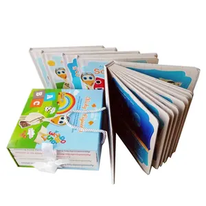 Oem Logo Goedkope Prijs Groothandel 100 Baby Eerste Engels Woorden Kids Alfabet Nummer Box Set Hardcover Kinderen Board Boek Afdrukken