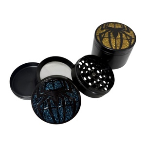 Portable 4 Piece Design Metal <b>Grinder</b> Zinc Alloy 40mm Small Size Tobacco <b>Herb</b> Spice <b>Grinder</b> - Product Image 2