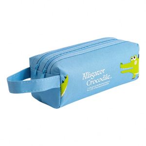 Big Capacity Oxford Material Durable Pencil Case Wide Opening Portable Stationery Organizer Cute Aesthetic <b>School</b> Office - Product Image 5