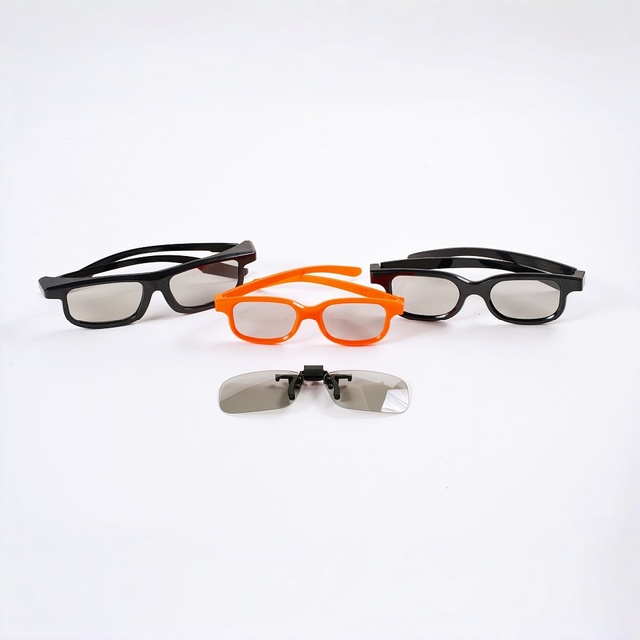 Circular Polarized 3D Glasses for Cinema Adult Kids Clip-on RealD Compatible