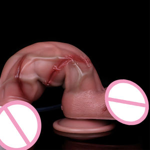 SXXY, реалистичный фаллоимитатор с раненым дизайном, силиконовые эякуляции, секс-игрушки для пениса для женщин, мастурбатор, фаллоимитатор точки G, анальный - Product Image 3