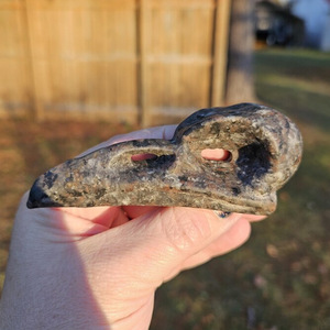 Venta al por Mayor de Calaveras de Cristal Natural Yooperlite Talladas a Mano, Adornos, Artesanías, Productos de Decoración para el Hogar, Regalo de Halloween - Product Image 5