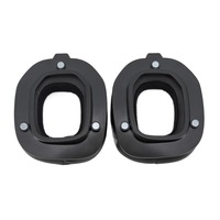 Coussinets d'oreille compatibles avec la station d'accueil Logitech Astro A50 Gen4 Gen 4, en maille, flanelle et cuir protéiné hybride