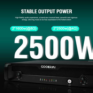 Amplificateur de Puissance Numérique Pro Audio DAN215 <span class=keywords><strong>Classe</strong></span> D 2U 2 Canaux 1500W, Très Puissant 3750W sous 2 Ohms, <span class=keywords><strong>Occasion</strong></span> - Product Image 2