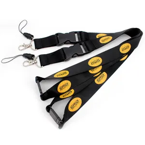 Wholesale Breakaway Printed Designer Branded Ni Ke Lanyard Badge Holder Strap With Us Lanyards ID Card Keychain