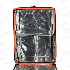 Insulated Fabric Waterproof Rider Biker Delivery Bag Backpack Courier Food Large Size Delivery Bags