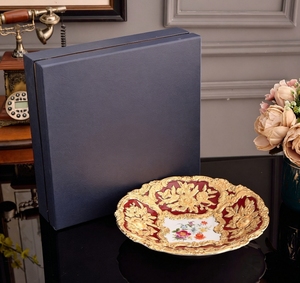 Juego de Vajilla de Porcelana Decorativa Vintage con Diseño de Repollo Amarillo, Vajilla de Lujo Personalizada en Todos los Colores, Porcelana Italiana al por Mayor - Product Image 1