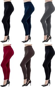 Prix d'usine vêtements pour femmes sous-vêtements taille haute <span class=keywords><strong>thermique</strong></span> pleine longueur doublé polaire hiver chaud Legging pour les femmes - Product Image 3