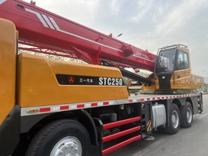 중고 SANY STC250 모바일 크레인 5단 텔레스코픽 붐 <span class=keywords><strong>25</strong></span>톤 리프팅 용량 트럭 크레인 - Product Image 4