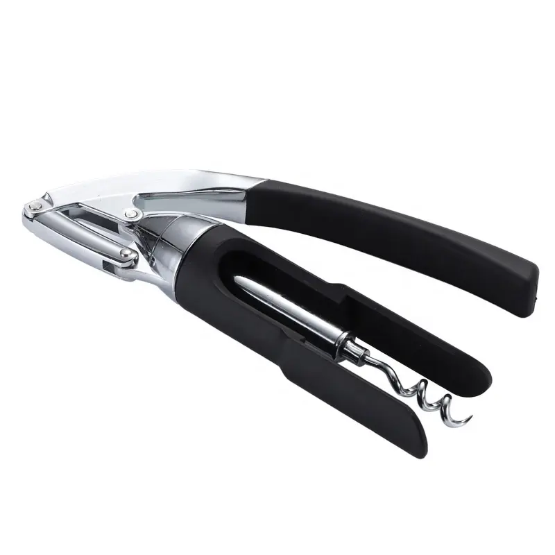 Manufacturer Wine Corkscrew Sacacorchos Metal Wine Opener with logo