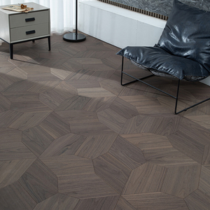 Suelo de Parqué Radial de Nogal Negro Multicapa AVANTIMORA, Superficie Cepillada Texturizada, Grado ABCD, 12 mm 20 mm, para Uso Residencial - Product Image 1