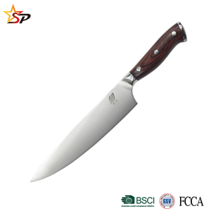 Ensemble de couteaux de cuisine avec bloc, qualité professionnelle, manche en bois de Pakka, ensemble de couteaux de cuisine - Product Image 5
