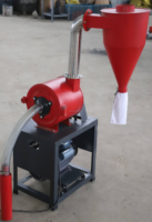 Moulin à céréales portable à aspiration automatique, broyeur électrique de maïs, moulin à farine pour usage domestique, agricole et commercial