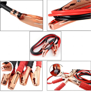 Puente <span class=keywords><strong>de</strong></span> batería <span class=keywords><strong>profesional</strong></span> <span class=keywords><strong>de</strong></span> 1200amp 6m 2GA Booster Cables Car Jumper Starter - Product Image 2
