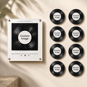 Magnete per Frigorifero in Vinile NFC Rotante con Foto Personalizzata di <span class=keywords><strong>Eminem</strong></span>, Rapper Hip Hop, Regalo per Fan del Rap, Decorazione per la Casa - Product Image 2