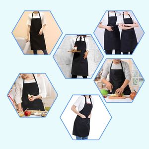 Tablier de bricolage uni en gros pour ateliers DIY, idée cadeau promotionnel, tablier d'artiste personnalisé avec logo imprimé pour adultes et enfants - Product Image 6