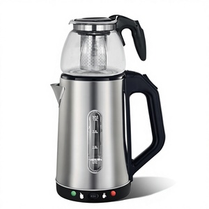 Bouilloire <span class=keywords><strong>électrique</strong></span> sans fil en acier inoxydable avec contrôle de la température, fenêtre en verre, <span class=keywords><strong>mini</strong></span> <span class=keywords><strong>théière</strong></span>, ébullition rapide, maintien au chaud pour la maison - Product Image 1
