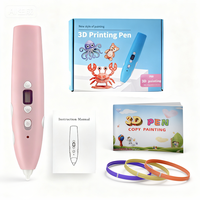 Stylo 3D à batterie intégrée à basse température OEM, vitesse réglable, dessin 3D, cadeaux éducatifs créatifs, imprimante 3D pour enfants