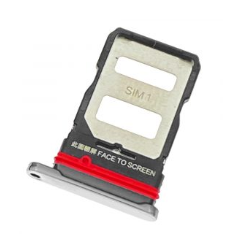 Tiroir pour carte SIM pour Xiaomi Mi11T Mi11T Pro, argent, double emplacement pour carte SIM, pièce de rechange - Product Image 3