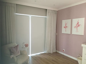 Pare-soleil en tissu occultant, pour fenêtres d'intérieur, g, store à roulettes double couche - Product Image 6