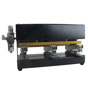 pneumatic paper stitcher box stitcher header card stapling machine