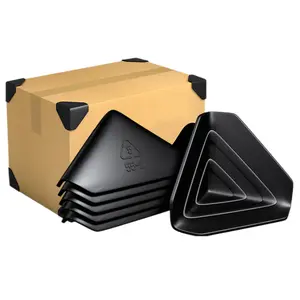 Protezione angolare in plastica triangolare 50/60/80MM protezione angolare in plastica anticollisione per confezione sicura della scatola di spedizione