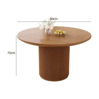 Petite table à manger en bois massif de style japonais et combinaison de chaises silencieuses pour meubles de restaurant