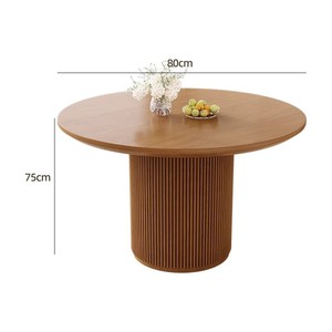 Petite table à manger en bois massif de style japonais et combinaison de chaises silencieuses pour meubles de <span class=keywords><strong>restaurant</strong></span> - Product Image 6