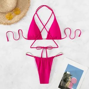 2023 New Summer Bikini Swimwear 2 Pieces Sets Swimsuit Quike Drying Fashion Show Sexy Women Swimwear Beachwear