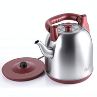 Bouilloire électrique RAF 2000W 6.0L, grande capacité, chauffe rapide, acier inoxydable, pour thé et café, appareil de cuisine R.7131