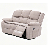 Ensemble de canapés inclinables manuels en tissu, design européen, avec fonction réglable et extensible, pour salon