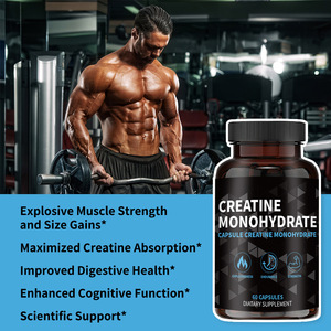 OEM ODM Handelsmarke <span class=keywords><strong>China</strong></span> Kreatin Nahrungs ergänzungs mittel Kreatin Mono hydrat Kapseln Pillen für Bodybuilding - Product Image 2
