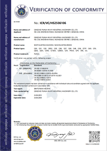 Expédition rapide Convoyeur à rouleaux Q69 Équipement de sablage Revêtements en <span class=keywords><strong>chrome</strong></span> haute résistance Durée de vie prolongée Assistance en ligne 24h/24 - Product Image 3