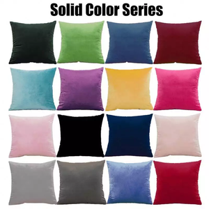 Taies d'oreiller en velours ou soie, vente en gros, taie d'oreiller en coton et lin, taie d'oreiller personnalisée en Satin de couleur unie - Product Image 5