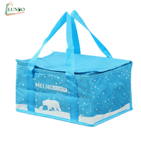 Sac isotherme réutilisable en tissu Oxford 300D, grand format, personnalisé avec logo, pour le stockage alimentaire et la promotion (vente en gros)
