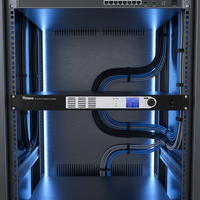 Amplificateur IP SIP Thinuna IP-2150AP III à double port réseau avec annulation d'alarme incendie 24V, amplificateur de puissance 2*150W montable en rack pour écoles