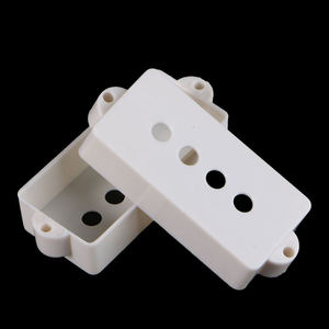 <span class=keywords><strong>Housse</strong></span> de micro pour <span class=keywords><strong>guitare</strong></span> basse ABS <span class=keywords><strong>4</strong></span> cordes, blanc et noir - Product Image 4