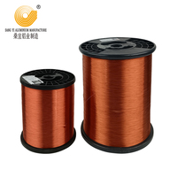 Fil rond en aluminium polyuréthane émaillé et soudable pour moteur 0,14-0,9 mm
