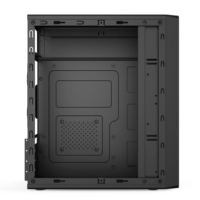 Boîtier PC de bureau de style moderne en promotion, format Mid-Tower, compatible MicroATX, avec fenêtre latérale
