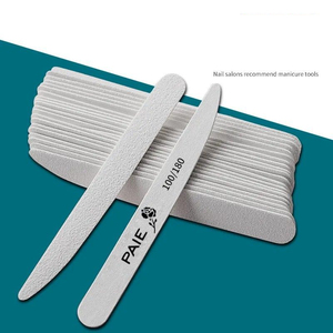 Lime à ongles professionnelle double face 100/180 en papier de verre manucure/pédicure motif droit matériau émeri - Product Image 5