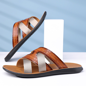 Nouvelles sandales chic pour hommes, grandes tailles 47 <span class=keywords><strong>48</strong></span>, usine de Guangzhou, personnalisation de marque, <span class=keywords><strong>pantoufles</strong></span> en cuir, US13, vente chaude, livraison directe - Product Image 3