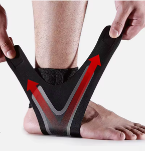 Attelle de cheville élastique réglable, sangle de compression de soutien, support de cheville pour gonflement, basketball, football, course à pied, bandage - Product Image 4