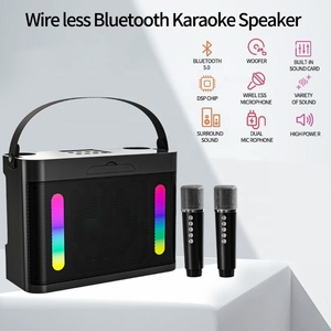 Haut-parleur Karaoké Portable Extérieur Étanche IPX2 V5.3 avec Dragonne et Prise en Charge Carte TF, Double Connectivité Informatique - Product Image 4